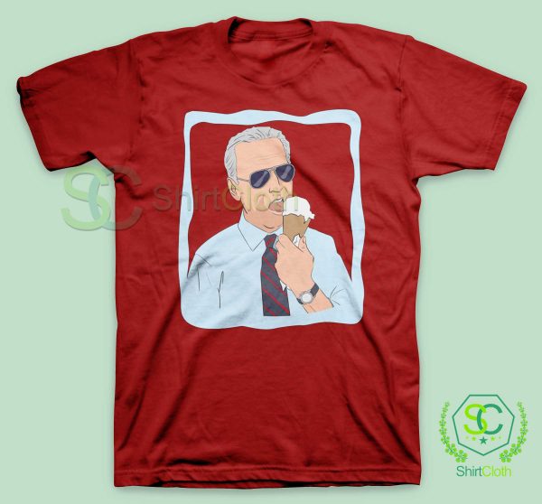 Joe-Biden-Ice-Cream-Red-T-Shirt