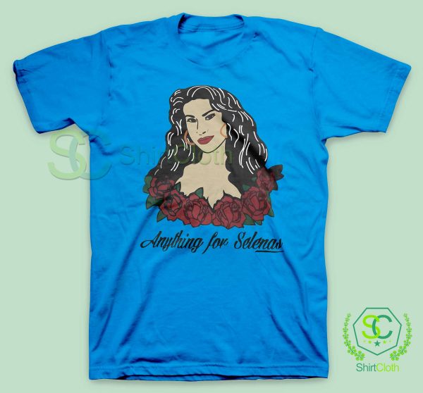 Anything-For-Selenas-Blue-T-Shirt