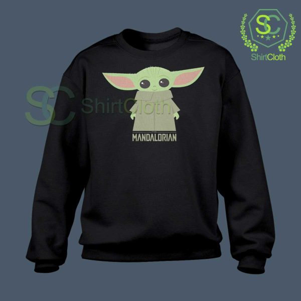 Baby-Yoda-The-Mandalorian-Black-Sweatshirt