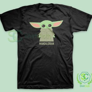 Baby-Yoda-The-Mandalorian-Black-T-Shirt