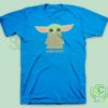 Baby-Yoda-The-Mandalorian-Blue-T-Shirt