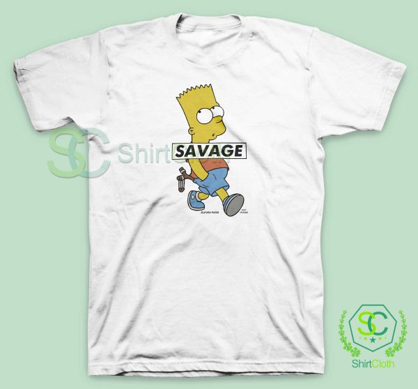 Bart-Simpson-Savage-T-Shirt