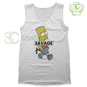 Bart-Simpson-Savage-Tank-Top