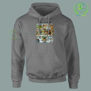 Comic-Are-Forever-Grey-Hoodie