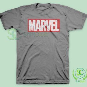 Marvel-Logo-Gray-T-Shirt