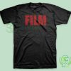Black and White Movies Typography Black T Shirt
