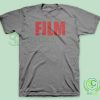 Black and White Movies Typography Grey T Shirt