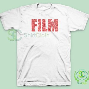 Black and White Movies Typography T Shirt