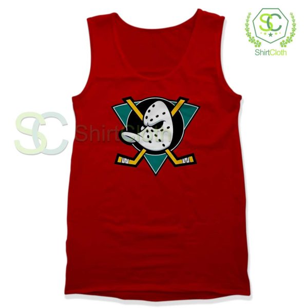 The Mighty Ducks Red Tank Top