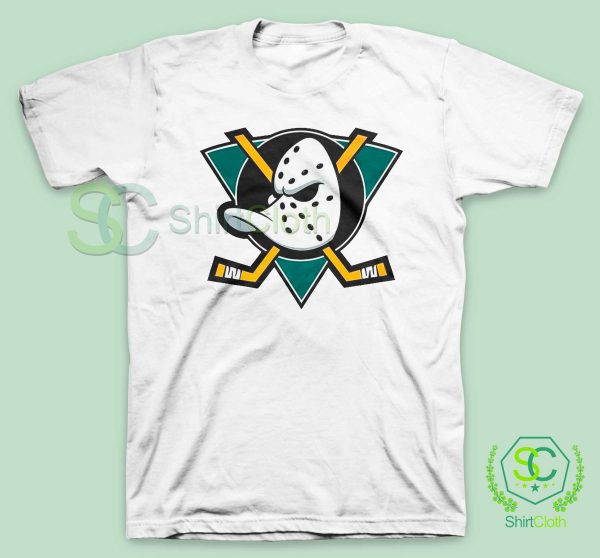 The Mighty Ducks White T Shirt