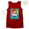 Beauty Blu Hydrangea Red Tank Top