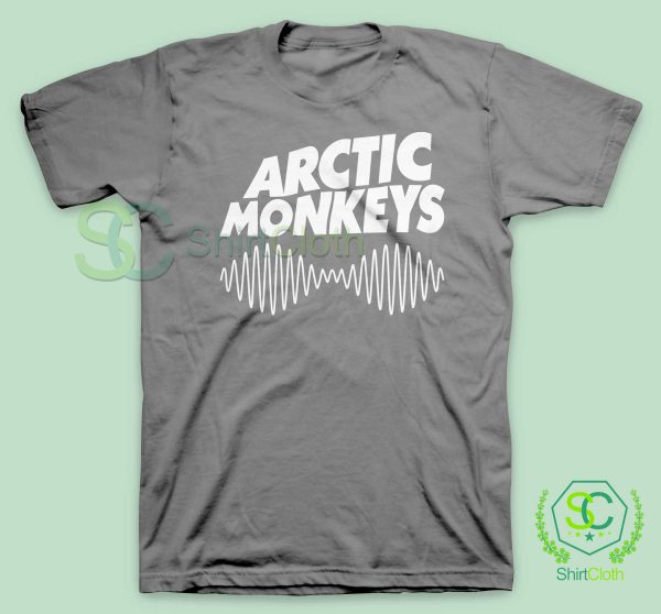 Arctic Monkeys Music Band Gray T Shirt