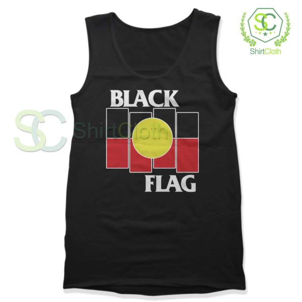 Black Flag X Aboriginal Black Tank Top