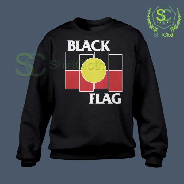 Black Flag X Aboriginal Black Sweatshirt