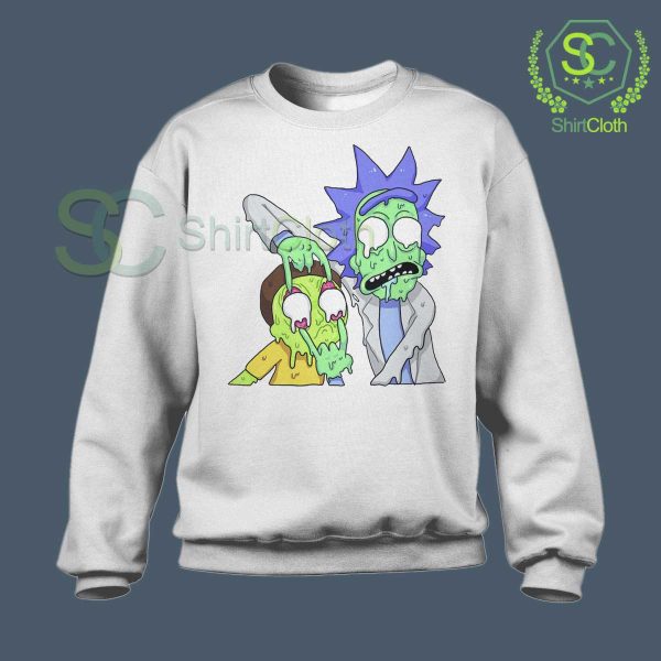 Rick and Morty Zombie Sweatshirt