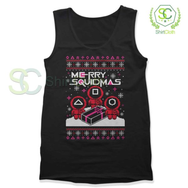 Merry-Squidmas-Squid-Game-Tank-Top