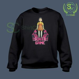 Squid Game Netflix Series Black Sweatshirt