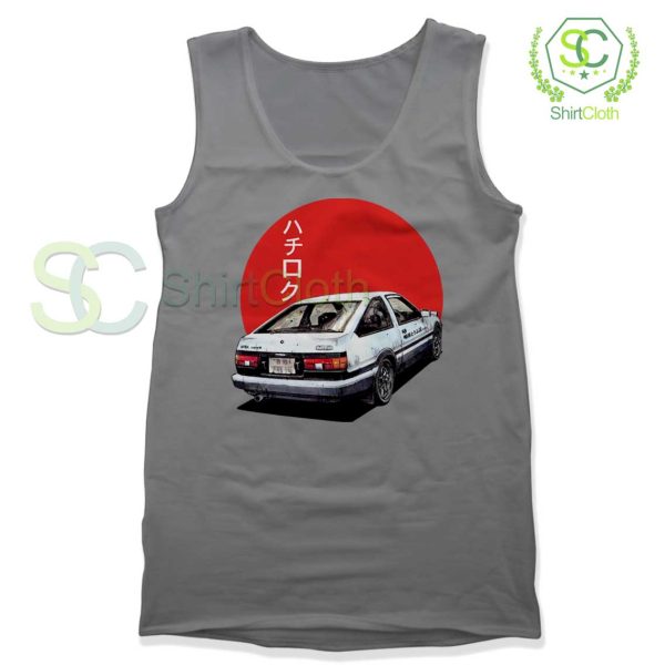 Ae86-D-Trueno-Japan-Grey-Tank-Top