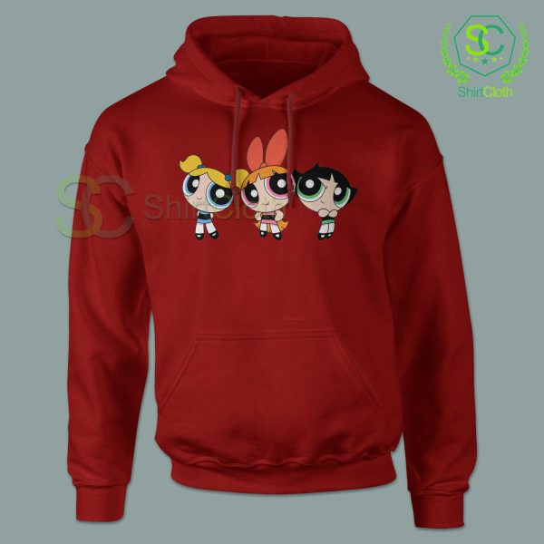 The-Powerpuff-Girls-Cartoon-Red-Hoodie