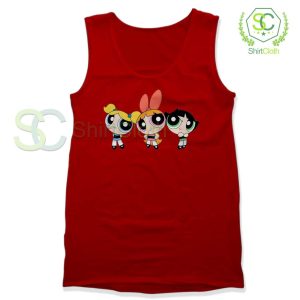 The-Powerpuff-Girls-Cartoon-Red-Tank-Top