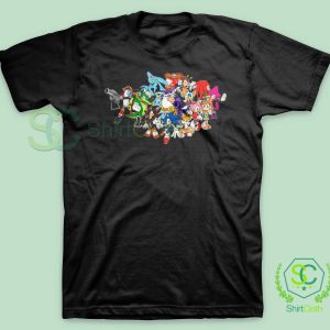 Sonic-The-Hedgehog-Characters-T-Shirt