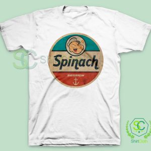 Popeye-Spinach-Session-White-T-Shirt