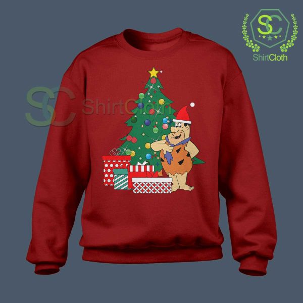 A-Flintstone-Christmas-Red-Sweatshirt