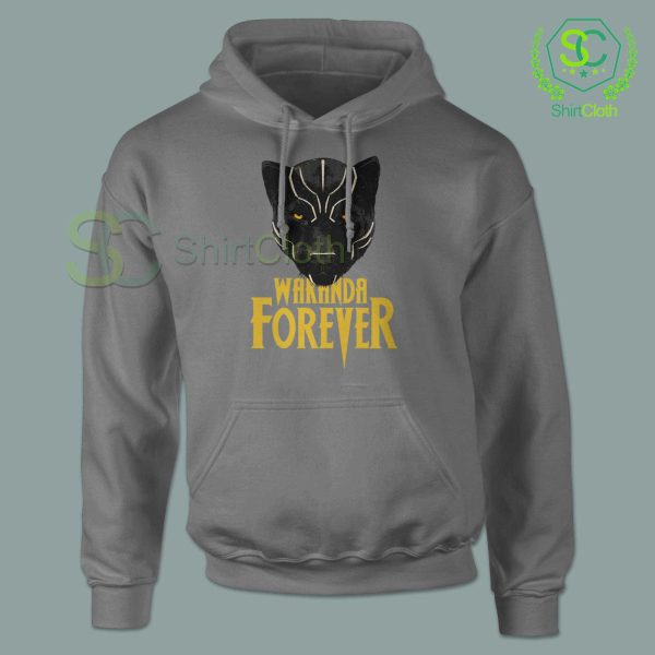 Wakanda-Forever-Grey-Hoodie