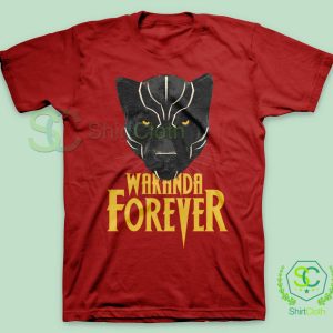 Wakanda-Forever-Red-T-Shirt