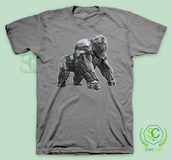 Kong-Autobot-Transformers-Grey-T-Shirt