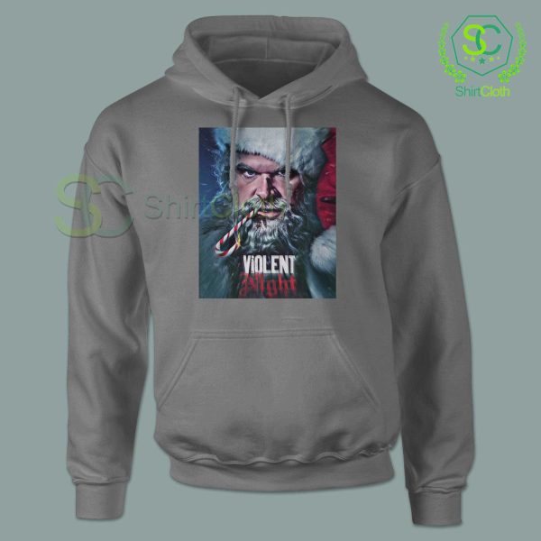 Violent-Night-Movie-Christmas-Grey-Hoodie
