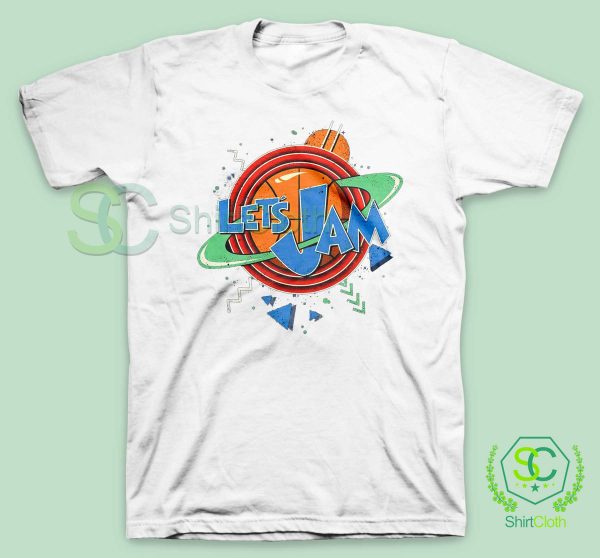 90’s-Let’s-Jam-T-Shirt-White
