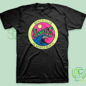 BEACH-CLUB-N-MYRTLE-BEACH-HAZ-T-Shirt-Black