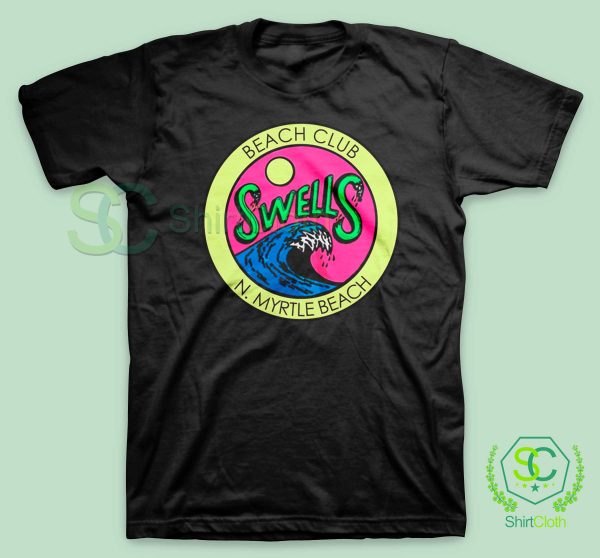 BEACH-CLUB-N-MYRTLE-BEACH-HAZ-T-Shirt-Black