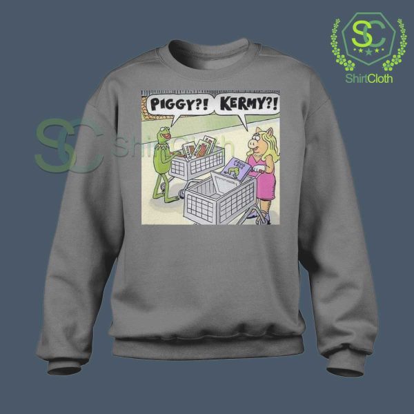 Piggy-and-Kermiy-Grey-Sweatshirt