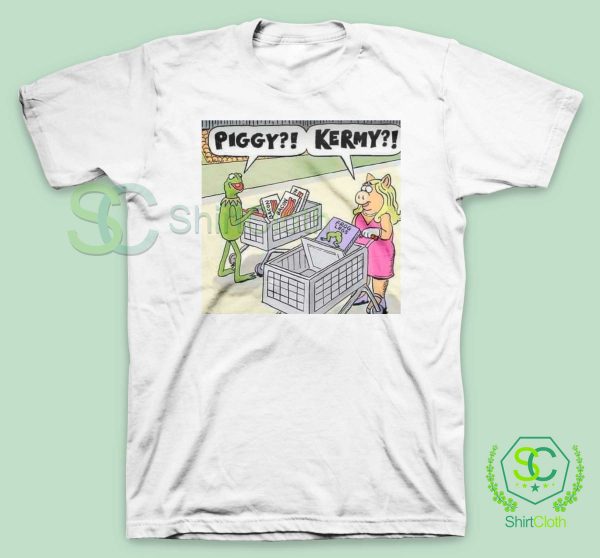 Piggy-and-Kermiy-White-T-Shirt